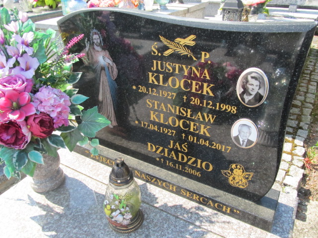 Justyna Klocek 1927 Moszczenica - Grobonet - Wyszukiwarka osób pochowanych