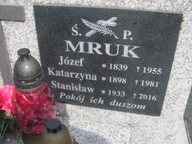 Katarzyna Mruk 1897 Moszczenica - Grobonet - Wyszukiwarka osób pochowanych