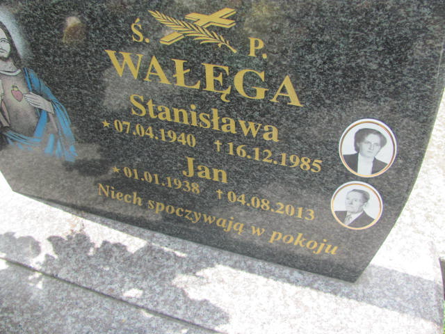 Stanisława Wałęga 1940 Moszczenica - Grobonet - Wyszukiwarka osób pochowanych