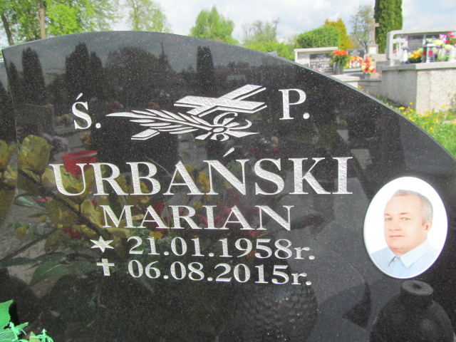 Marian Urbański 1958 Moszczenica - Grobonet - Wyszukiwarka osób pochowanych