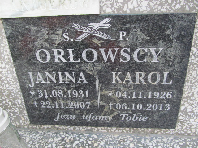 Karol Orłowski 1926 Moszczenica - Grobonet - Wyszukiwarka osób pochowanych