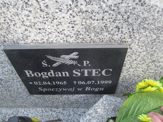 Bogdan Stec  1965 Moszczenica - Grobonet - Wyszukiwarka osób pochowanych