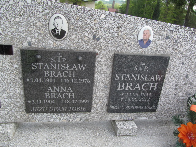 Stanisław Brach 1901 Moszczenica - Grobonet - Wyszukiwarka osób pochowanych