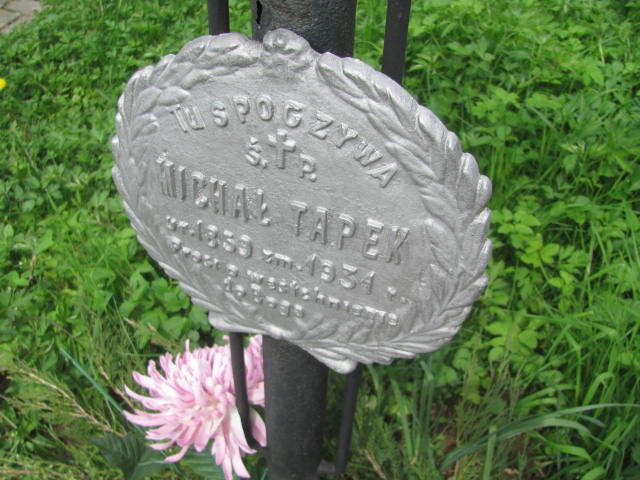 Michał Tapek 1858 Moszczenica - Grobonet - Wyszukiwarka osób pochowanych